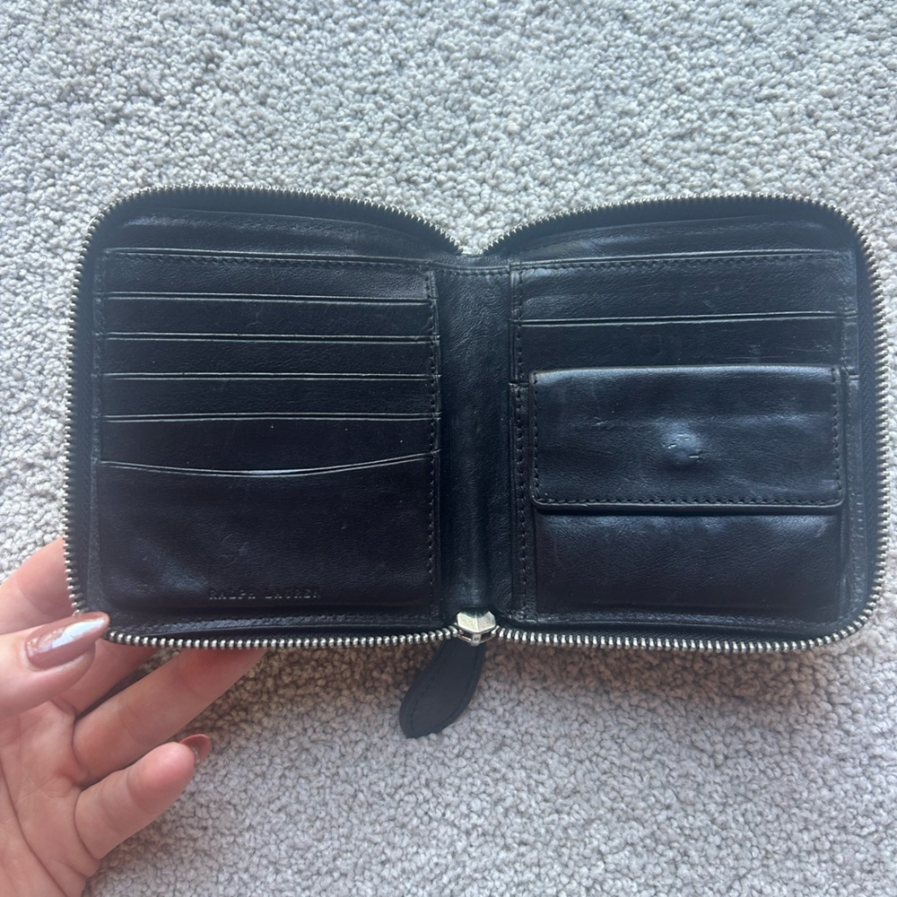 Ralph Lauren Black Studded Leather Wallet - Picture 3 of 7